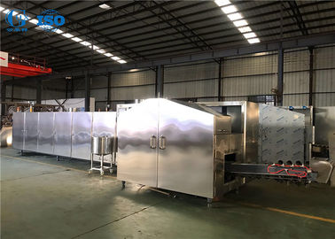 سعر جيد خط إنتاج الآيس كريم المخروط SD80-61x2 ، آلة المخروط الأوتوماتيكية L12.2xW2.1xH2M الانترنت
