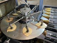 خط إنتاج مخروط الآيس كريم عالي السرعة لمصنع الوجبات الخفيفة ، مصنع المشروبات