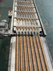 3800pcs / H خط إنتاج مخروط الآيس كريم التجارية المعالجة الحرارية