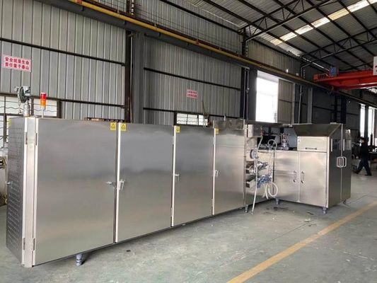 سعر جيد الفولاذ المقاوم للصدأ 380V 8kg / H الآيس كريم مخروط آلة الخبز الانترنت
