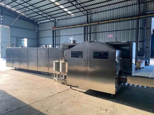 سعر جيد 2000pcs / H آلة صنع مخروط الآيس كريم نظام Schneider PLC الانترنت