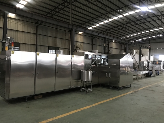 SD80-53A صانع السكر الآيس كريم مخروط صناعة خط الإنتاج 8-10kg/h استهلاك الغاز المسال