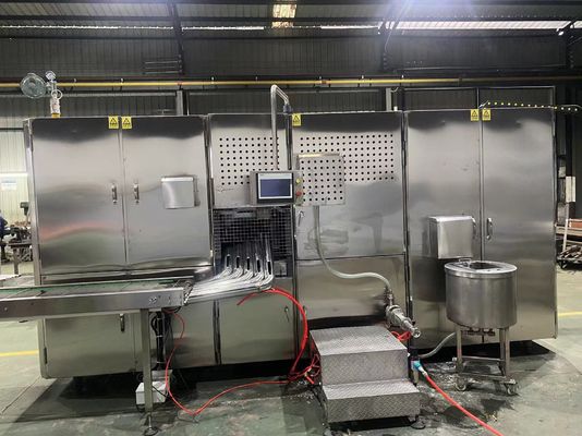 سعر جيد 5000pcs/H كريسبي وفر مخروط صنع آلة الذرة مخروط صانع توفير المساحة الانترنت
