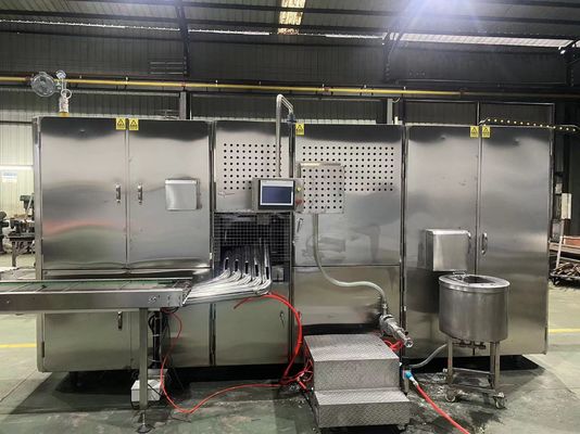 جودة هواء مضغوط 0.6MPa وافير مخروط صنع آلة 11-13kg/h استهلاك الغاز مصنع